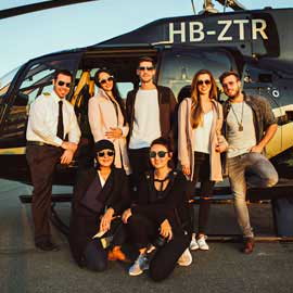 Helikopterflug Firmenanlass Schweiz