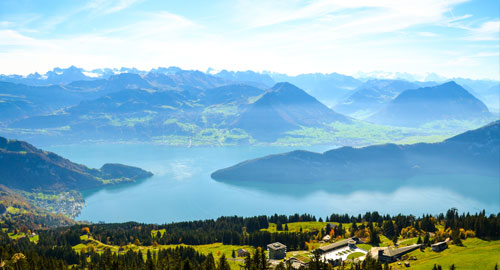 Glarnerland Rundflug Vierwaldstättersee