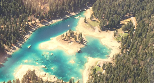 Glarnerland Rundflug Caumasee