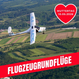 Muttertag Flugzeug Rundflug