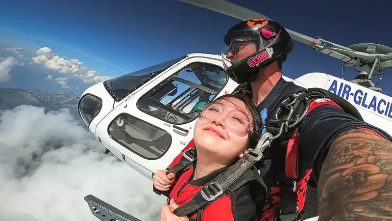 Helicopter Skydive Panorama