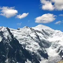Airplane sightseeing flight Mt.Blanc