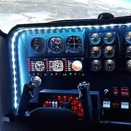 Flight simulator airplane Central Switzerland