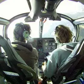 Helicopter trial flight
