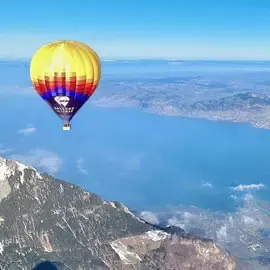 Heissluftballon Genfersee
