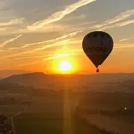 Nachtstart mit Sonnenaufgang